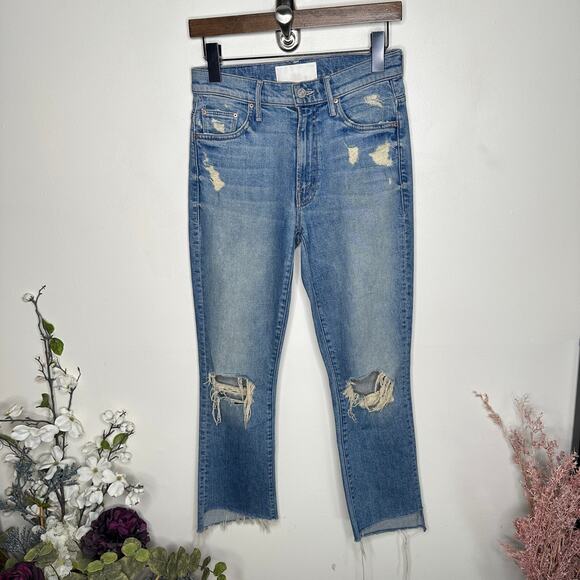 MOTHER SUPERIOR Insider Crop Step Fray Hijacking The Runway Sz 26 {3L54} - Picture 4 of 10